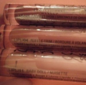 3 new Nyx lingerie lipgloss